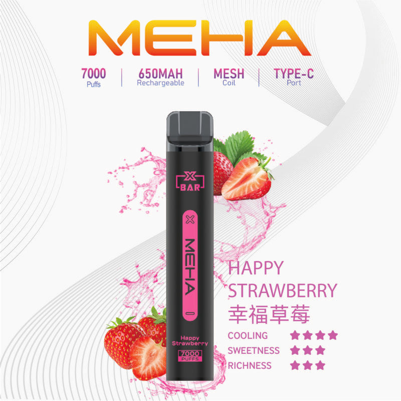 MEHA 抛棄式7000口小黑條 買十送一